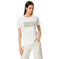 Футболка для женщин Koton 4SAK50079EK 100% хлопок/ White