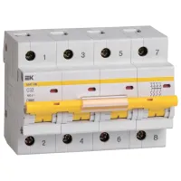 Автоматический выключатель IEK MVA40-4-032-C Модульная/ 32 A