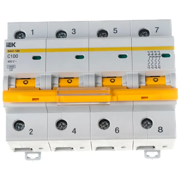 Întrerupător automat IEK MVA40-4-100-C Modulară/ 100 A photo 1 Întrerupător automat IEK MVA40-4-100-C Modulară/ 100 A photo 1