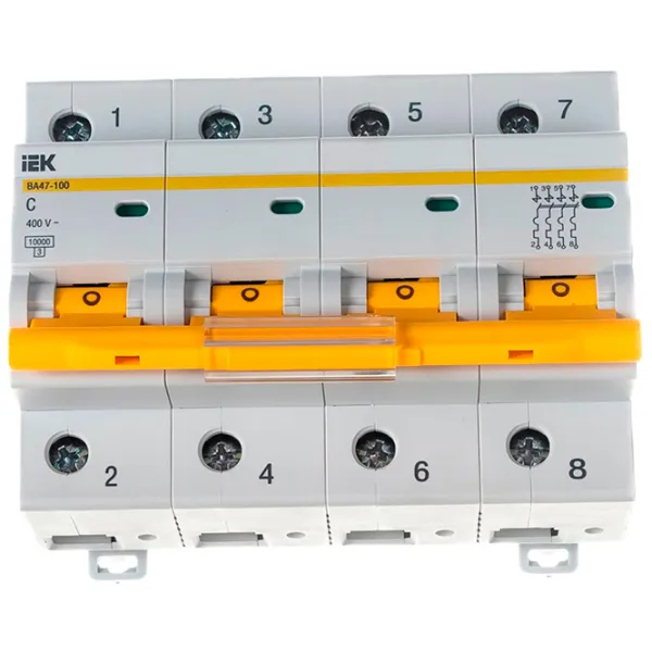 Întrerupător automat IEK MVA40-4-010-C Modulară/ 10 A photo 1