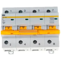 Автоматический выключатель IEK MVA40-4-010-C Модульная/ 10 A