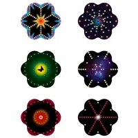 Set de creație Quercetti Play Creativo String Art Mandala Q2850 5+/ Multicolor Multicolor photo 4