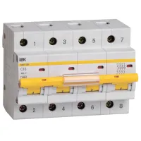 Автоматический выключатель IEK MVA40-4-016-C Модульная/ 16 A