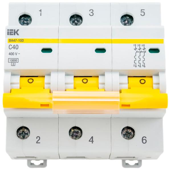 Întrerupător automat IEK MVA40-3-040-C Modulară/ 40 A photo 1