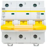 Автоматический выключатель IEK MVA40-3-040-C Модульная/ 40 A