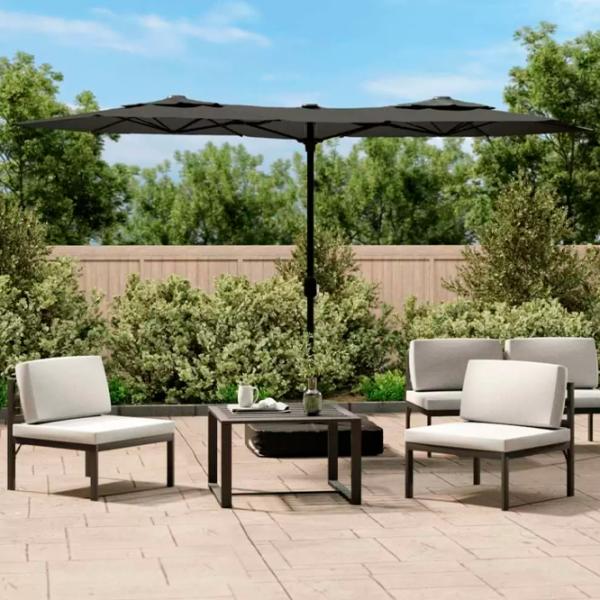 Umbrelă de grădină VidaXL 362963 Anthracite photo 6