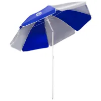 Зонт садовый Nils Camp NC7813 White Blue photo 2
