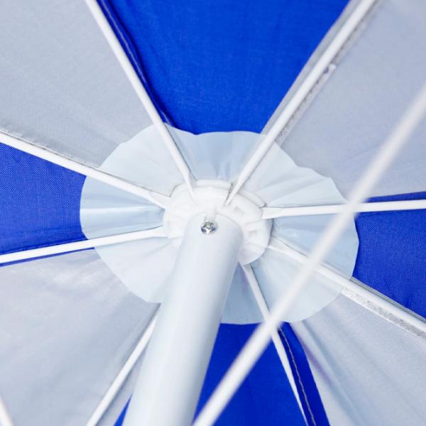 Зонт садовый Nils Camp NC7813 White Blue photo 9