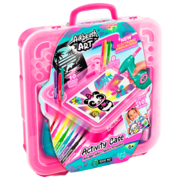 Set de creație Canal Toys Airbrush Art Activity Case AIR017CL 5+/ Multicolor Pink photo 1