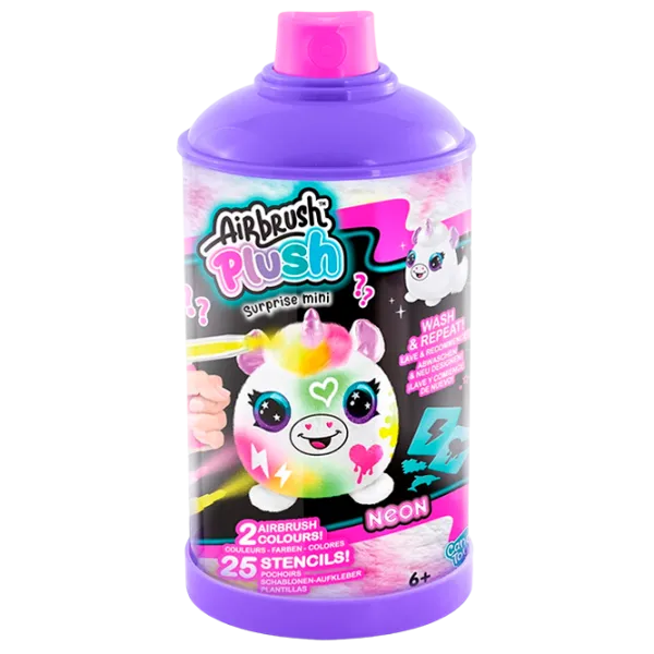 Креативный набор Canal Toys Airbrush Plush Neon Mini Mystery Kit AIR020CL 6+/ Разноцветный Фиолетовый photo 1 Креативный набор Canal Toys Airbrush Plush Neon Mini Mystery Kit AIR020CL 6+/ Разноцветный Фиолетовый photo 1