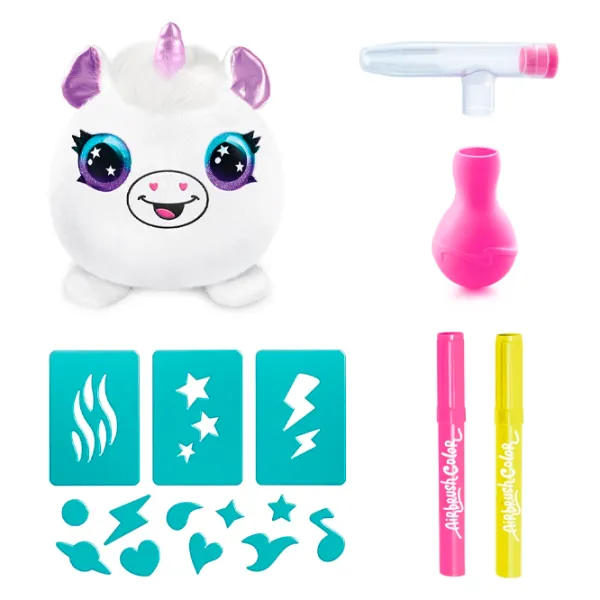 Креативный набор Canal Toys Airbrush Plush Neon Mini Mystery Kit AIR020CL 6+/ Разноцветный Фиолетовый photo 2 Креативный набор Canal Toys Airbrush Plush Neon Mini Mystery Kit AIR020CL 6+/ Разноцветный Фиолетовый photo 2