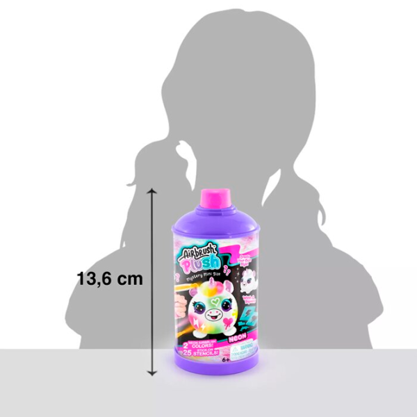 Креативный набор Canal Toys Airbrush Plush Neon Mini Mystery Kit AIR020CL 6+/ Разноцветный Фиолетовый photo 8 Креативный набор Canal Toys Airbrush Plush Neon Mini Mystery Kit AIR020CL 6+/ Разноцветный Фиолетовый photo 8