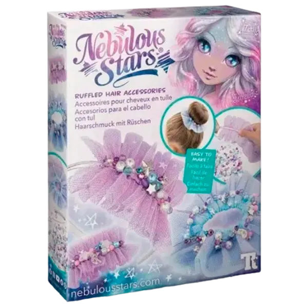 Jucărie interactivă Nebulous Stars Ruffled Hair Accessories 11022 6+ / Multicolor Violet photo 1