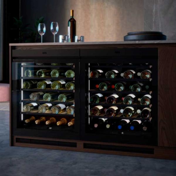 Frigider pentru vin AEG AWUS040B8B 6°С - 18 °С/ Black photo 5