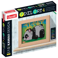 Set de creație Quercetti Pixel Art Kawaii 4 planse Design Panda Q0797 6+/ Multicolor Multicolor