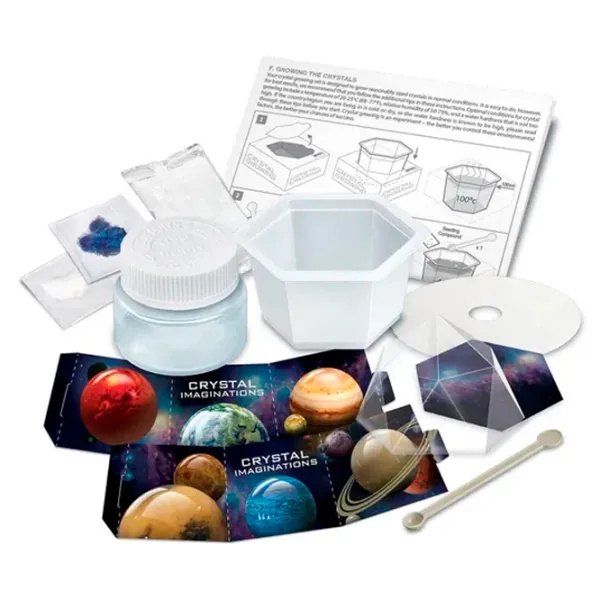 Set de creație 4M Crystal Growing Crystal Imaginations 00-03930 10+/ Multicolor Blue photo 3