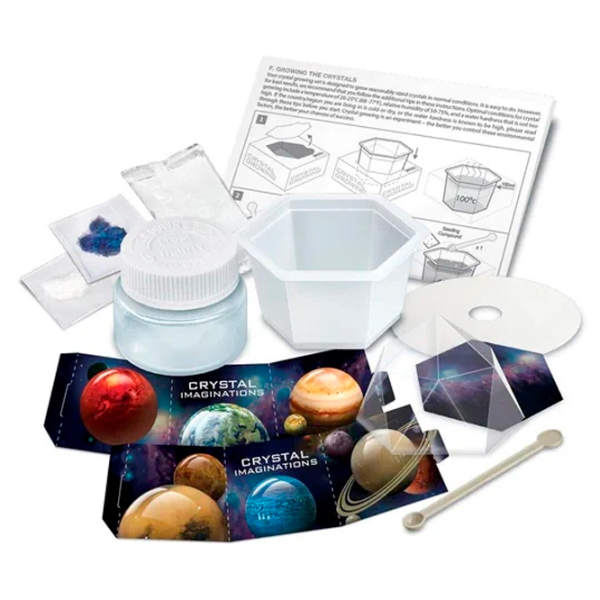 Set de creație 4M Crystal Growing Crystal Imaginations 00-03930 10+/ Multicolor Blue photo 3