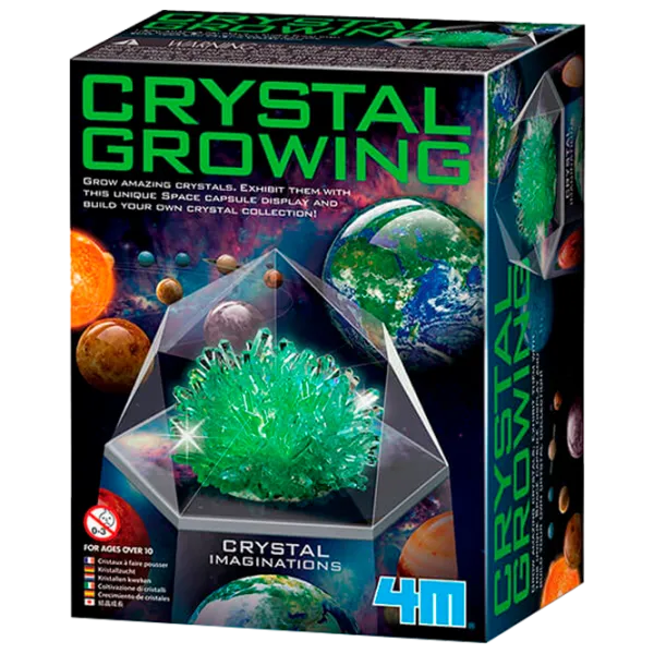 Set de creație 4M Crystal Growing Crystal Imaginations 00-03931 10+/ Multicolor Green photo 1