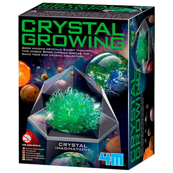 Set de creație 4M Crystal Growing Crystal Imaginations 00-03931 10+/ Multicolor Green photo 1