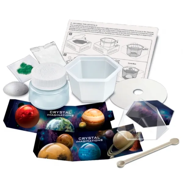 Set de creație 4M Crystal Growing Crystal Imaginations 00-03931 10+/ Multicolor Green photo 3