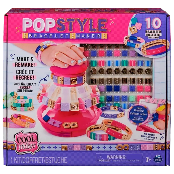 Set de creație Spin Master Cool maker PopStyle Tile Bracelet Maker 6067289 7+/ Multicolor Pink photo 1