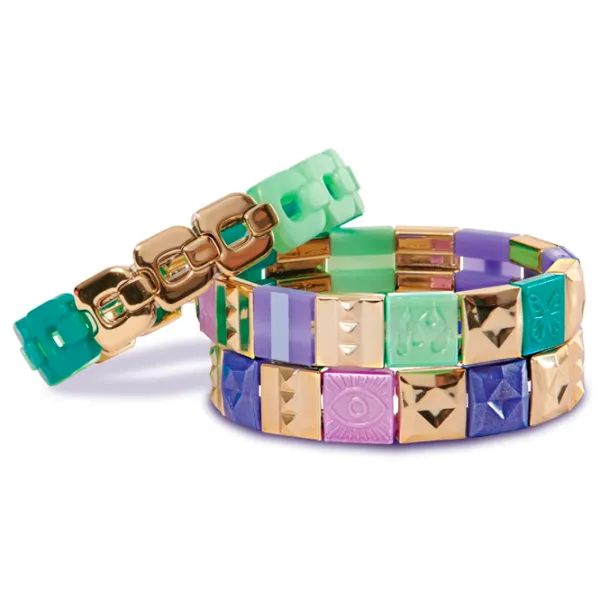 Set de creație Spin Master Cool maker PopStyle Tile Bracelet Maker 6067289 7+/ Multicolor Pink photo 6