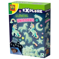 Set de creație SES Explore Glowing unicorns 25128S 5+/ Multicolor Green