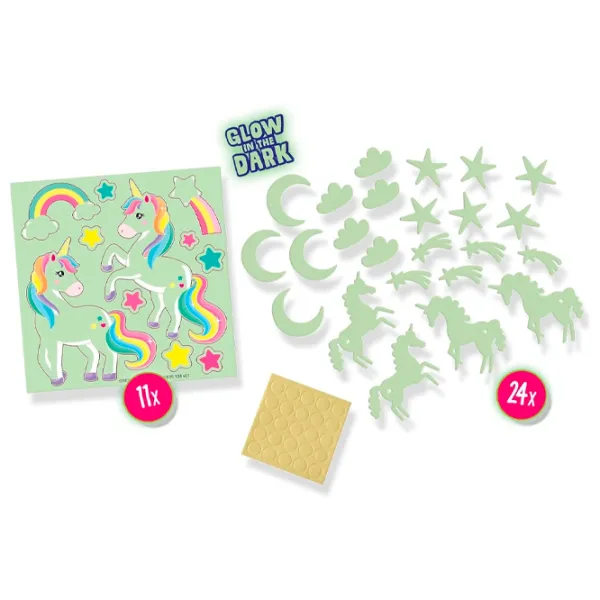 Set de creație SES Explore Glowing unicorns 25128S 5+/ Multicolor Green photo 3
