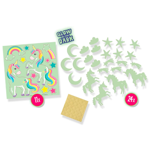 Set de creație SES Explore Glowing unicorns 25128S 5+/ Multicolor Green photo 3