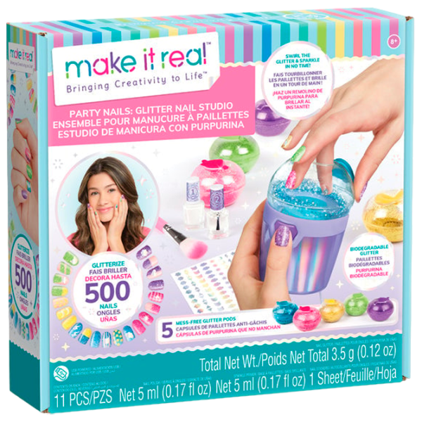 Креативный набор Make It Real Bringing Creativity to Life Party Nails 2467M 8+/ Разноцветный Разноцветный photo 1