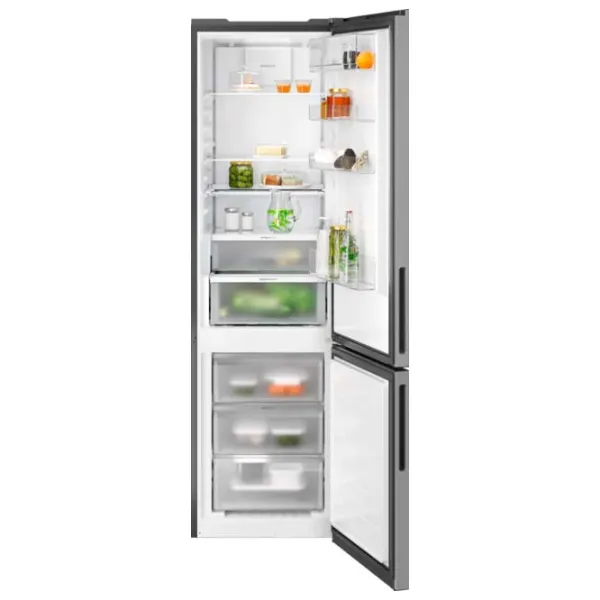 Frigider Electrolux ENT7MD36X cu congelator jos 362 l / 202 cm / Inox photo 2