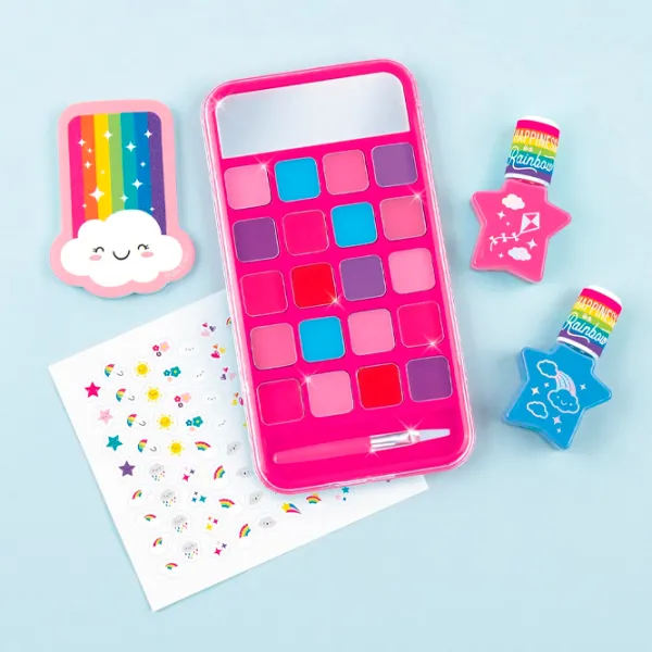 Креативный набор Make It Real Bringing Creativity to Life Phone palette and Nail Art set 2307M 8+/ Разноцветный Pink photo 4
