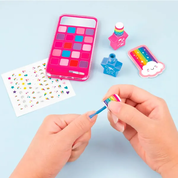 Креативный набор Make It Real Bringing Creativity to Life Phone palette and Nail Art set 2307M 8+/ Разноцветный Pink photo 5