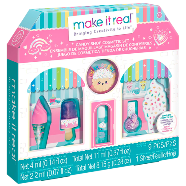 Set de creație Make It Real Bringing Creativity to Life Candy Shop Cosmetic Set 2700M 8+/ Multicolor Pink photo 1