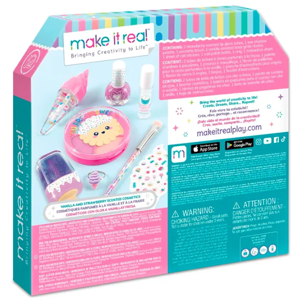 Set de creație Make It Real Bringing Creativity to Life Candy Shop Cosmetic Set 2700M 8+/ Multicolor Pink photo 7