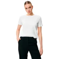 Футболка для женщин Koton 4SAK50101EK 100% хлопок/ White