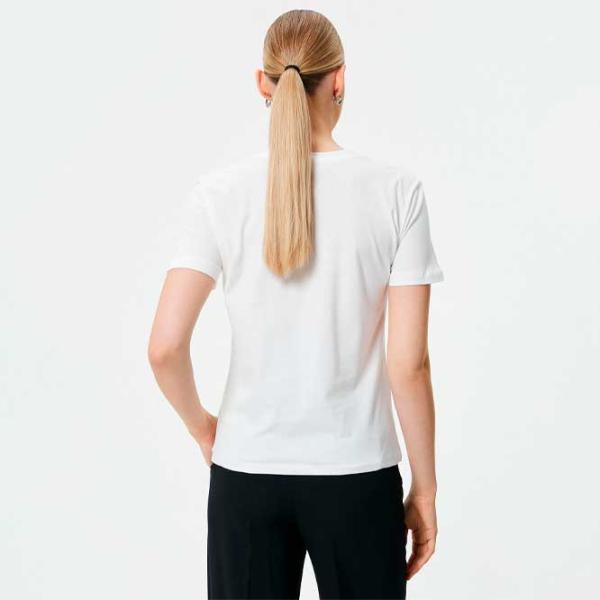 Футболка для женщин Koton 4SAK50101EK 100% хлопок/ White photo 2