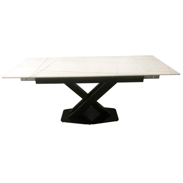 Masă de bucătărie extensibilă Magnus T401 Ceramică/ White photo 1 Masă de bucătărie extensibilă Magnus T401 Ceramică/ White photo 1