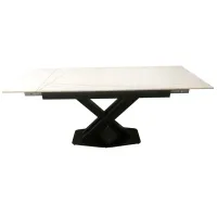 Кухонный стол раскладной Magnus T401 Керамика/ Белый