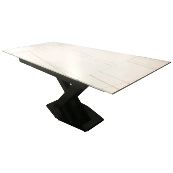 Masă de bucătărie extensibilă Magnus T401 Ceramică/ White photo 3 Masă de bucătărie extensibilă Magnus T401 Ceramică/ White photo 3