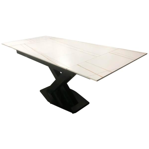 Masă de bucătărie extensibilă Magnus T401 Ceramică/ White photo 3 Masă de bucătărie extensibilă Magnus T401 Ceramică/ White photo 3