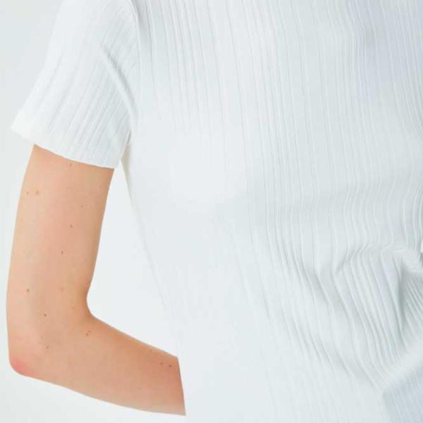 Футболка для женщин Koton 4SAK50016EK 89% полиэстер, 11% эластан./ White photo 3