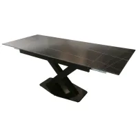 Кухонный стол раскладной Magnus T401 Керамика/ Черный photo 2