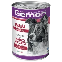 Корм для собак влажный Monge Gemon Dog Maxi M38785 1.25 кг / Говядина, печень