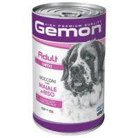 Hrană pentru câini umedă Monge Gemon Dog Maxi M38794 1.25 kg / Porc, orez