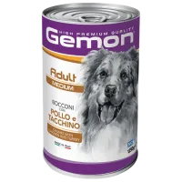 Корм для собак влажный Monge Gemon Dog Medium M38792 1.25 кг / Индейка