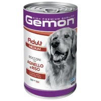 Корм для собак влажный Monge Gemon Dog Medium M38791 1.25 кг / Ягненок, рис