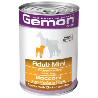 Корм для собак влажный Monge Gemon Dog Mini M38787 1.25 кг / Рис, курица