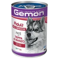 Hrană pentru câini umedă Monge Gemon Dog Pate M38780 0.4 kg / Vită