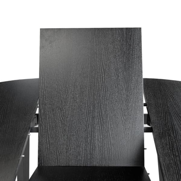 Masă de bucătărie extensibilă DecoPrim Mars PAL/ Black photo 4 Masă de bucătărie extensibilă DecoPrim Mars PAL/ Black photo 4
